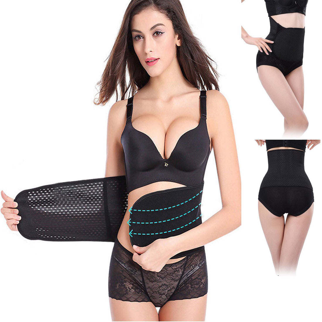 Womens Cincher Girdle Belt Waist Trainer Body Shaper Tummy Trainer Corset Slim