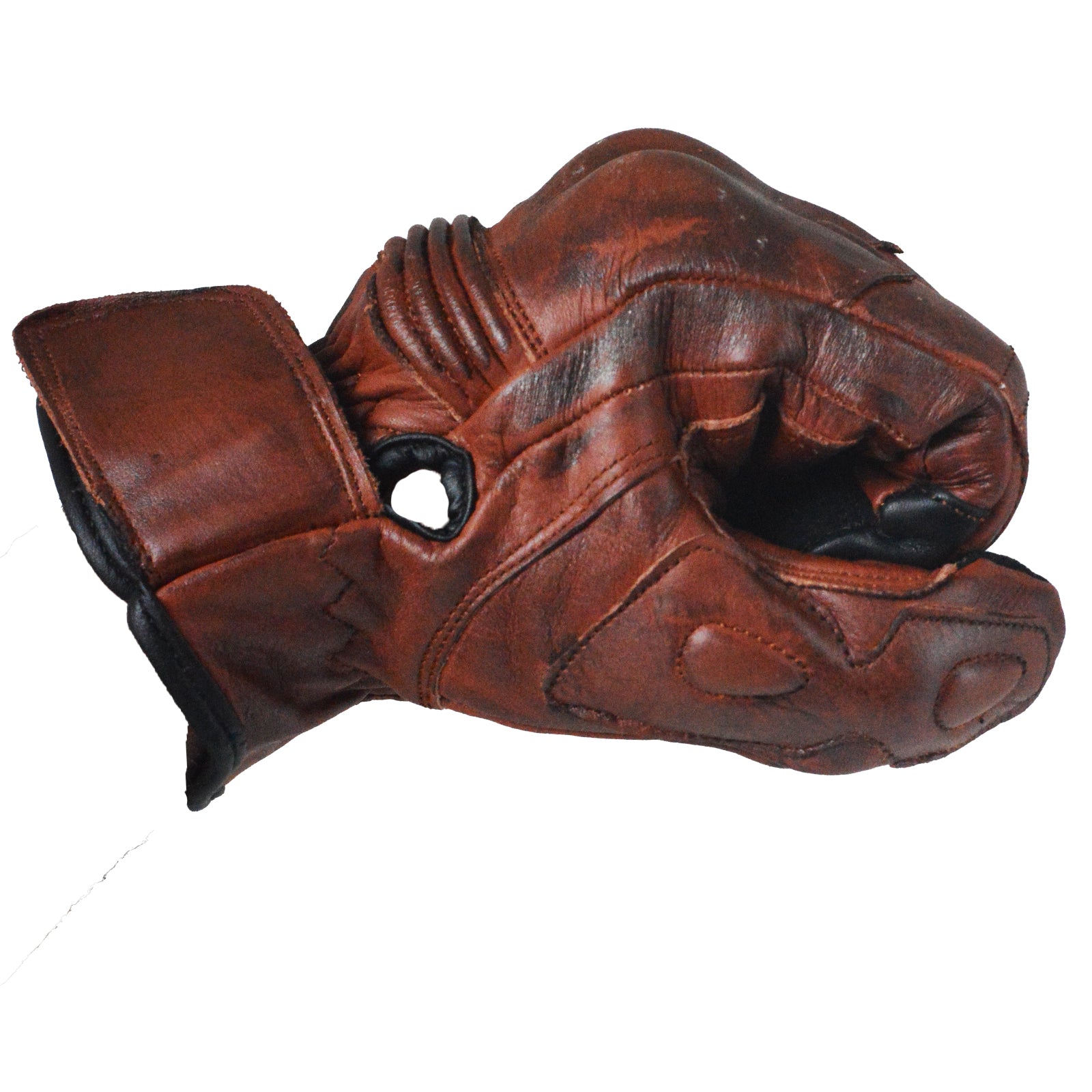 Vintage Honda Hondaline Brown Leather online Motorcycle Gloves