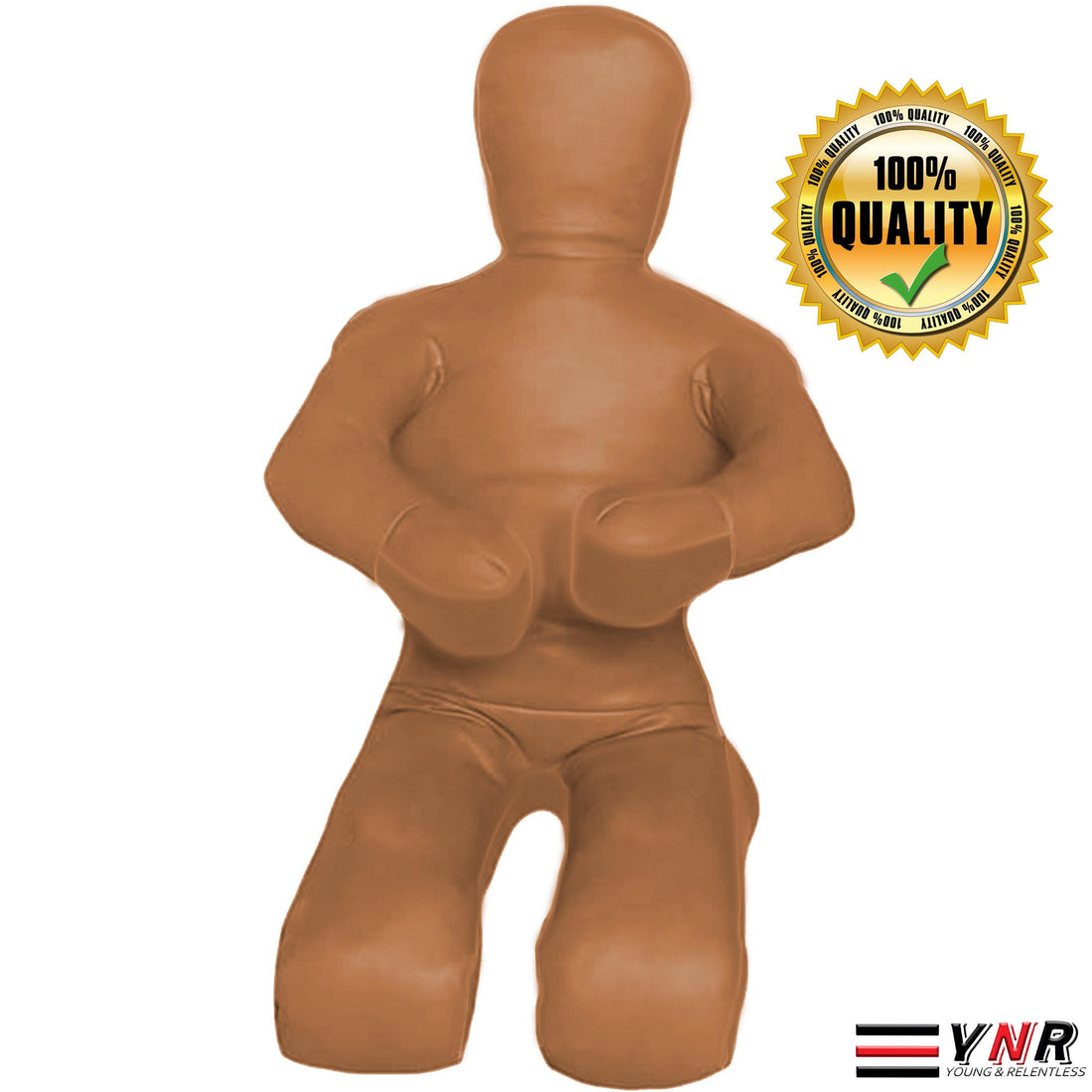 Brazilian Jiu Jitsu Leather Grappling Kneeling Dummy Boxing judo MMA - Brown - CANVAS - KNEELING