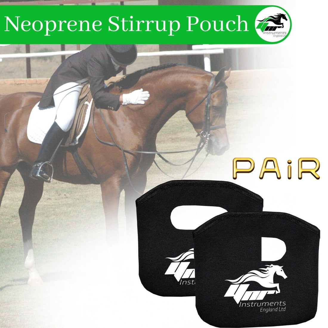 Neoprene Stirrup Covers - Saddle Protection from Scratching - Equestrian - Pair!