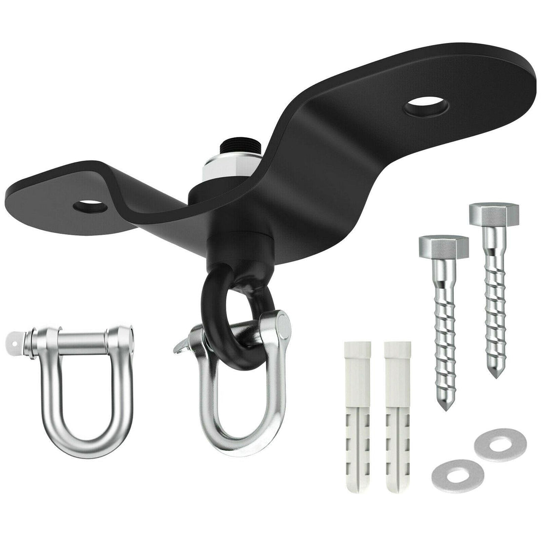 YNR Boxing Punch Bag Ceiling Hook Mount Heavy Duty Wall Bracket Steel Chain Hanging