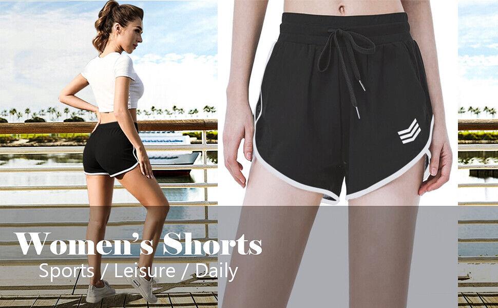 Womens Sports Shorts Casual Ladies Beach Running Gym Hot Pants