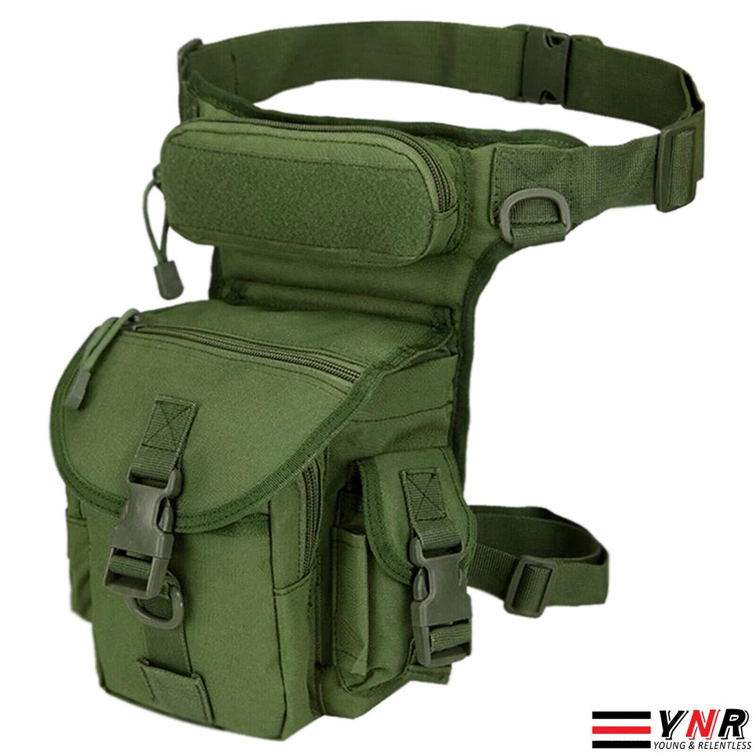 Tactical Drop Leg Bag Adjustable Army Hunting Waist Packs Molle Pouch Leg Bag UK