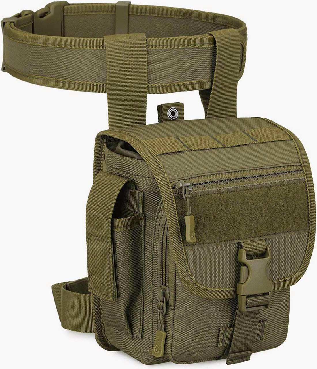 Tactical Drop Leg Bag Adjustable Army Hunting Waist Packs Molle Pouch Leg Bag UK